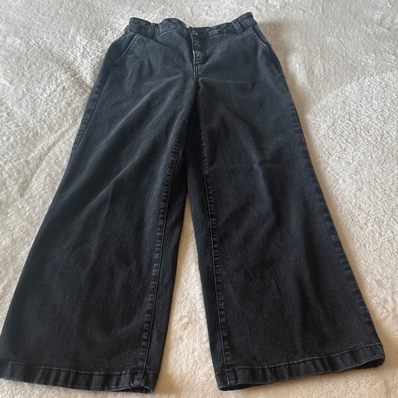 Style & Co. Denim - Style & Co. Charcoal Wide Leg Jeans